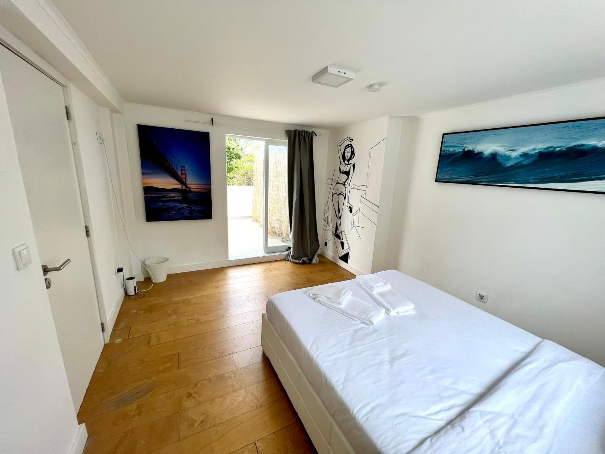 Oeiras Beach Private Room 9 - Double Bedroom With Shared Bathroom & Terrace Exterior foto